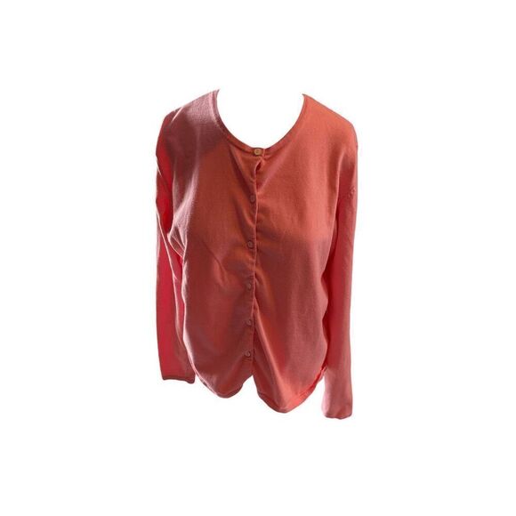 Lilly Pulitzer Cardigan for Women Button Down Sz M Crew Neck Pink - Picture 1 of 7